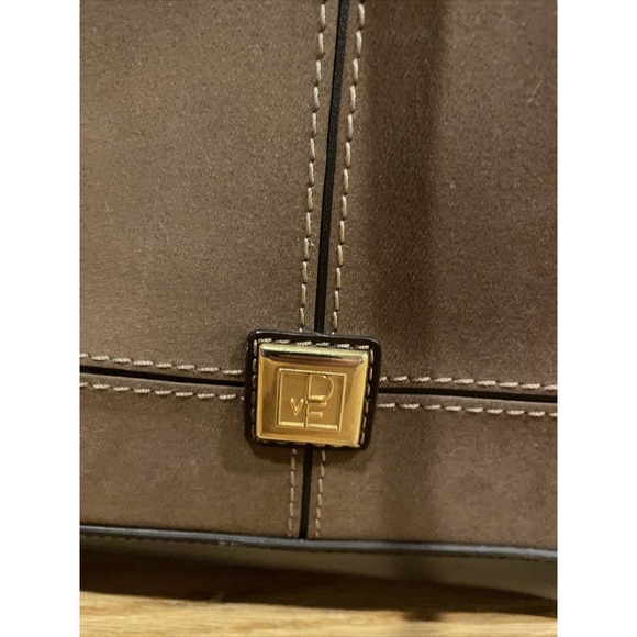 DVF Diane Von Furstenberg Brown Suede laptop bag - Picture 2 of 16
